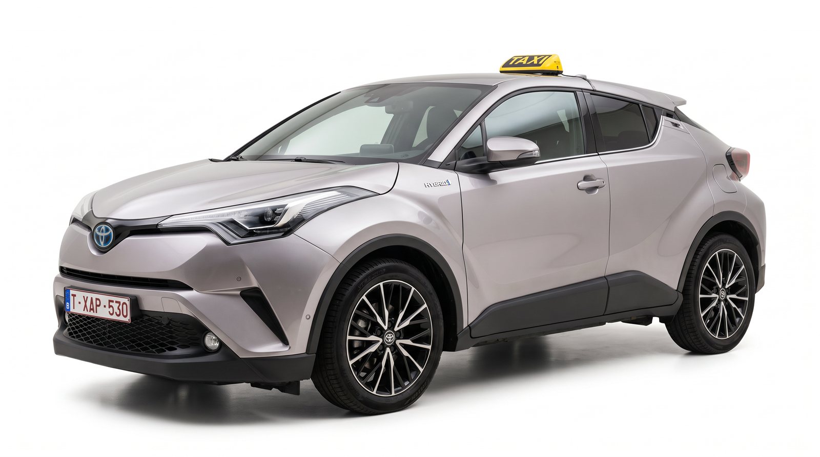 De wagen van Taxi Yosief